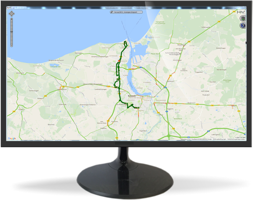 Fahrtroutenaufzeichnung