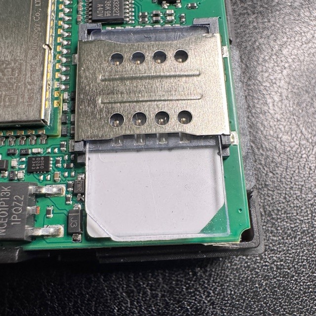 SIM-Karte im twinline Fahrtenbuch